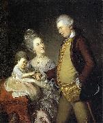 Charles Willson Peale Portrait of John and Elizabeth Lloyd Cadwalader and their Daughter Anne oil painting picture wholesale